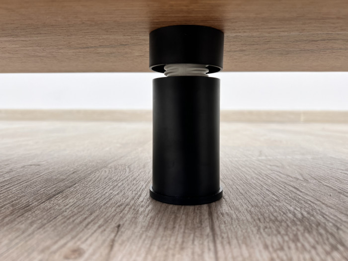 Тумба ТВ Парус-10 дуб крафт золотой/карбон фарфор