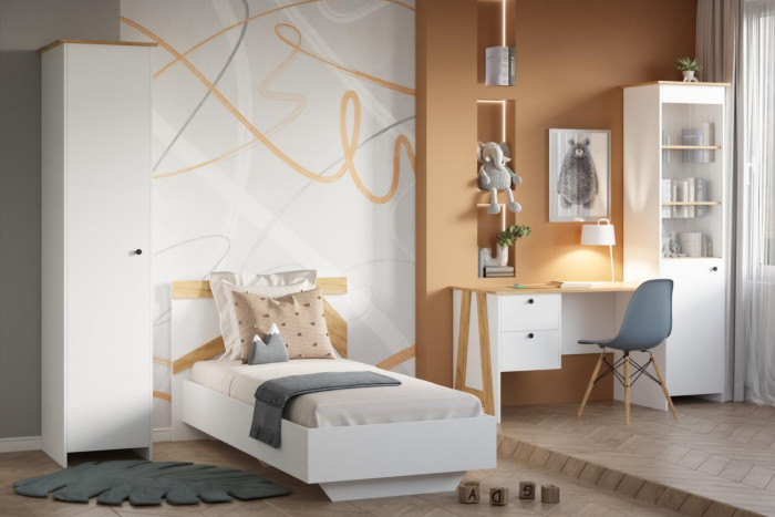 Шкаф-пенал Теодора, Белый