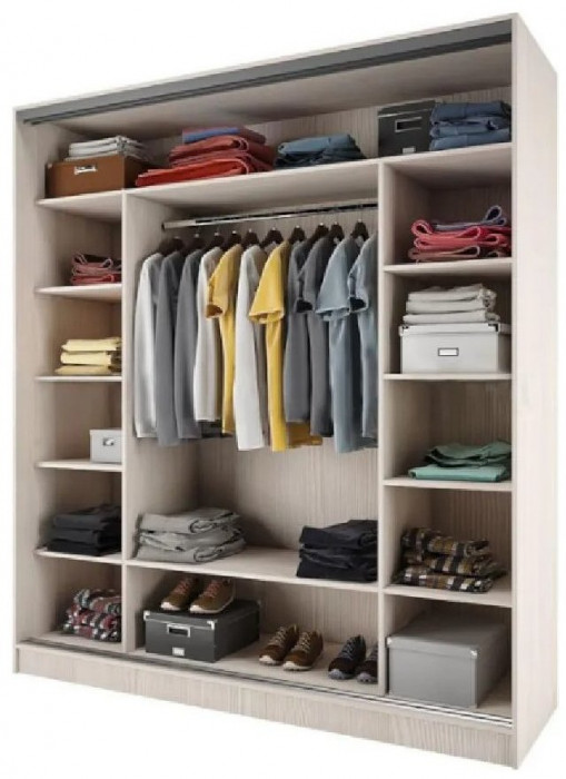 Шкаф-купе Тринити 5 NEW 2000 (Сандал светлый)