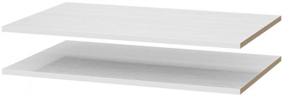 комплект полок Берген ПРО белое дерево/белое дерево