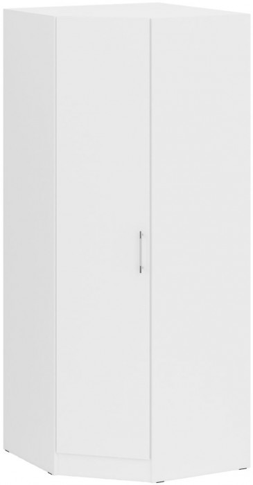 Кровать 1800 + Шкаф угловой Стандарт, цвет белый, ШхГхВ 183,5х203,5х70 + 81,2х81,2х200см., сп.м. 1800х2000 мм., без матраса, основание есть