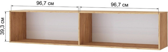 Тумба ТВ Парус-11 дуб крафт золотой/графит серый