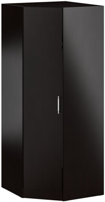 Кровать 1800 + Шкаф угловой Стандарт, цвет венге, ШхГхВ 183,5х203,5х70 + 81,2х81,2х200см., сп.м. 1800х2000 мм., без матраса, основание есть