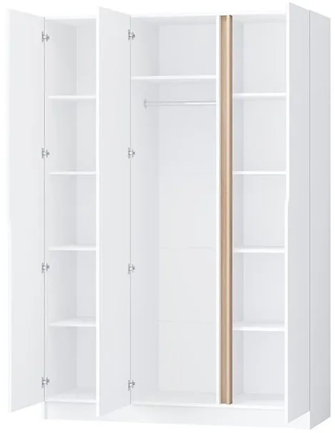 Гермес Шкаф 1500, Белый древесный