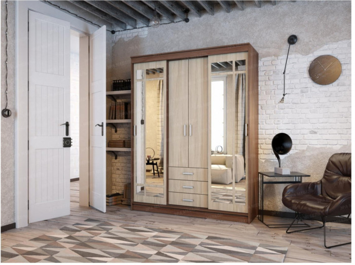 Лорд Шкаф-купе (Венге / лоредо)