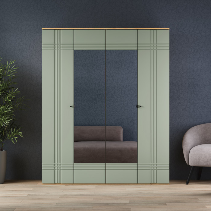 Шкаф распашной четырехдверный Вега Саксония