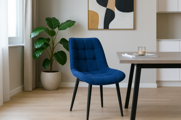 Стул "Бостон" черный матовый Velutto 26 океан