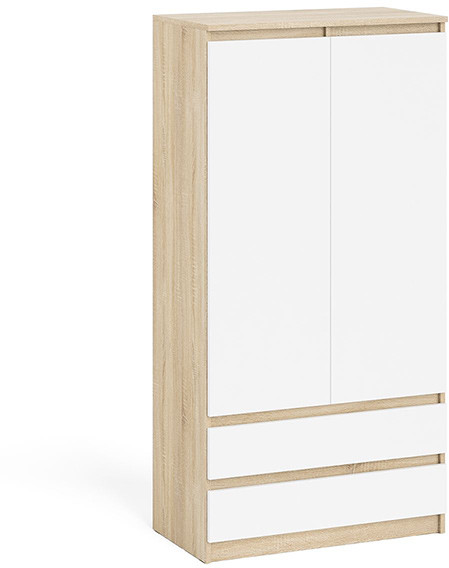 Мори Шкаф МШ900.1, дуб сонома/белый