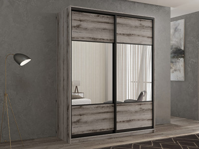 Шкаф-купе Кааппи 6 Эвок Окаменелый 100х60х230 см