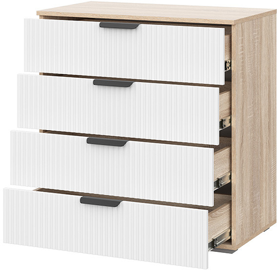 Комод Норд Line КМ03-800, Дуб сонома, Софт пломбир