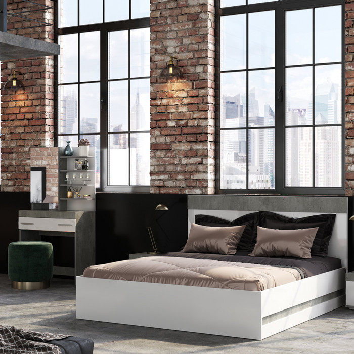 "Инстайл" СТ-01 метрополитан грей/белый глянец (замена цвета)