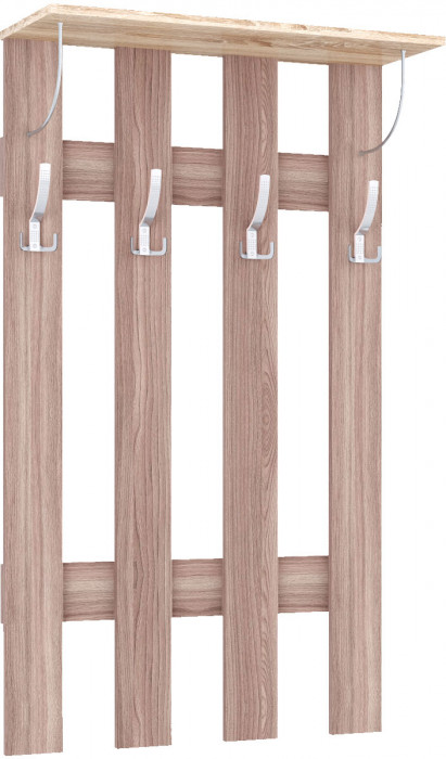 Ямайка Вешалка ЯПВ-1 (700*1200*260) ясень шимо/дуб сонома