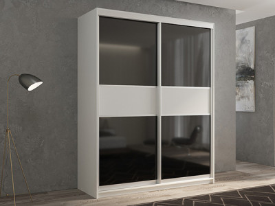 Шкаф-купе Кааппи 12 Белый Бриллиант 120х45х230 см