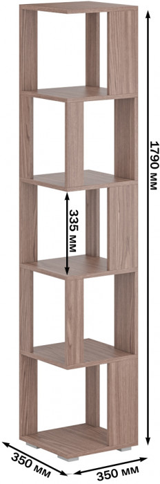 Стеллаж СВК, ясень шимо тёмный
