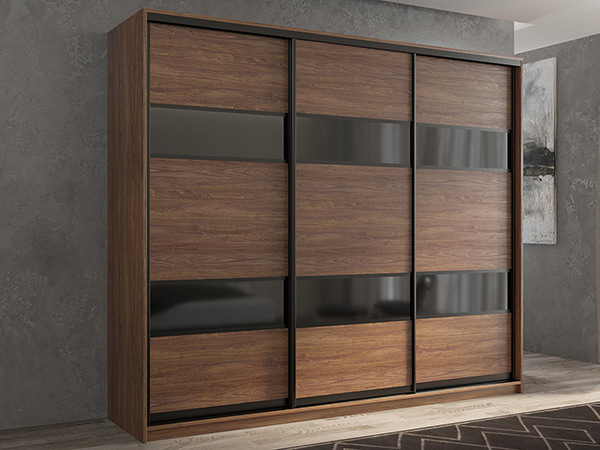 Шкаф-купе Кааппи 7 Морское Дерево Винтаж 210х45х230 см