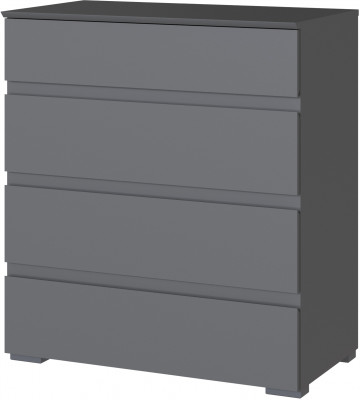 Плейона Комод графит серый