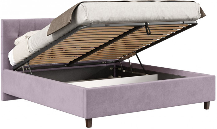 Кровать с подъёмным механизмом 1800 Турин, лаванда 108