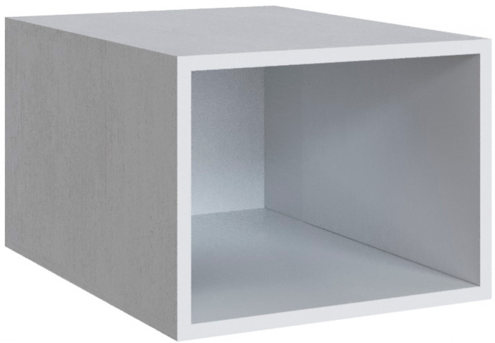 Шкаф Мадрид, композиция 19, Белый/Ателье светлое