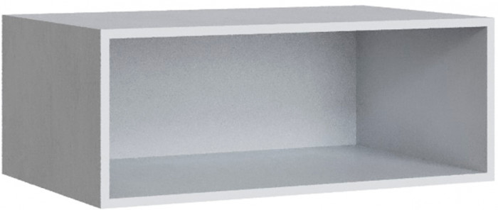 Шкаф Мадрид, композиция 19, Белый/Ателье светлое