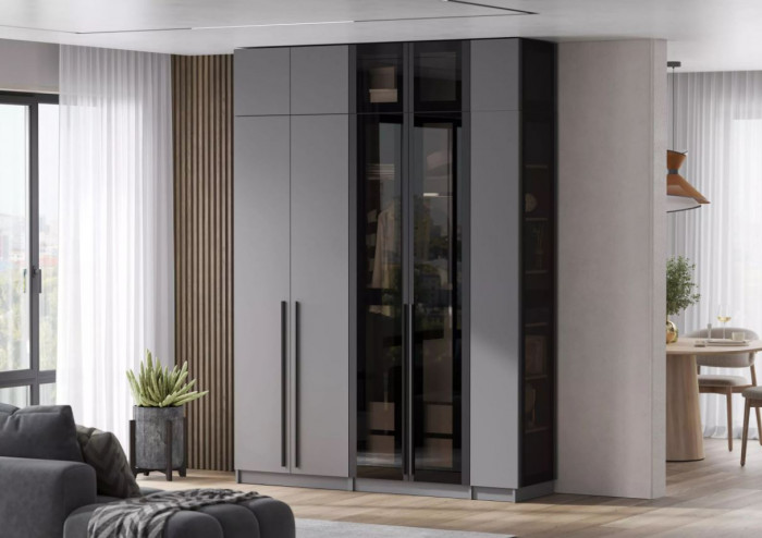 мс Берген АС-800 серый графит/софт черный