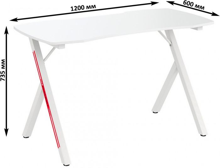 Игровой стол Мебель--24 GT-2310, белый