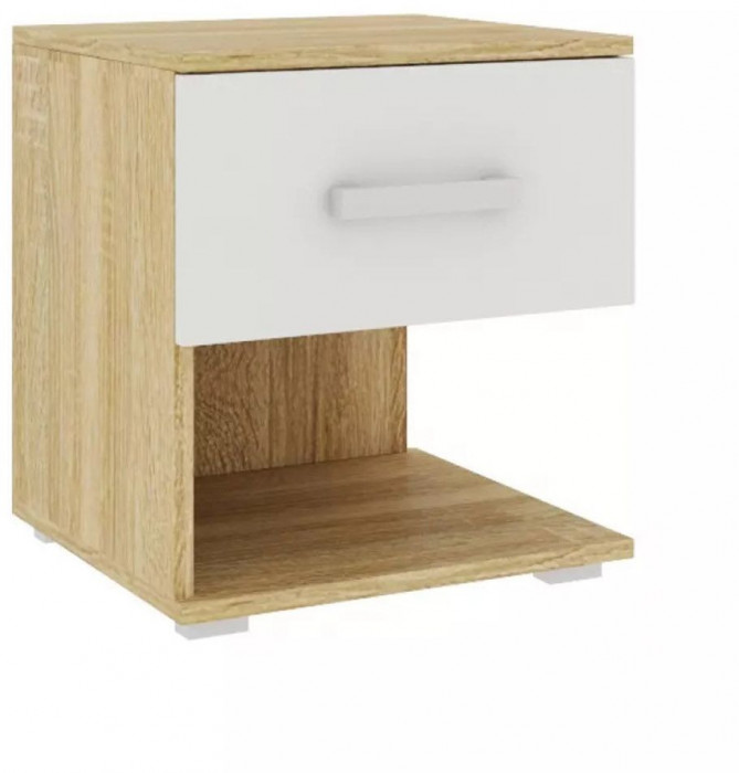 NEXT 67 (2 шт.) Тумба прикроватная Дуб Сонома / Белый