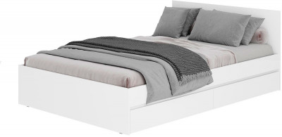 Симпл КР-07 кровать 1,2 м белый