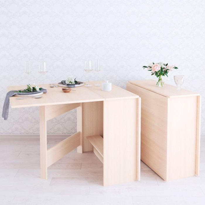 Стол-книжка (750*850*340) (тэкс) дуб молочный