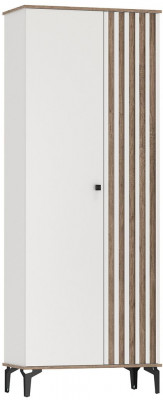 Шкаф для одежды 51.01 Либерти опора h=150мм Белый / Дуб Каньон