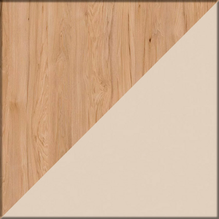 Стол компьютерный Комфорт 12.71 + кресло 103 чёрное, цвет гикори рокфорд натуральный/сатин, ШхГхВ 116,7х60,2х165,4 см., НЕ универсальная сборка