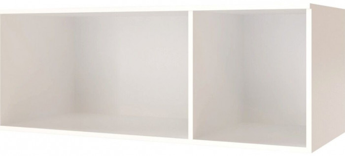 Лагуна Антресоль для шкафа белый/дуб юкон