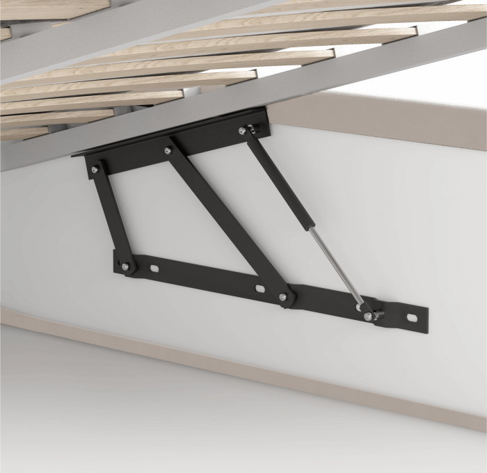 Кровать 140 с подъемным механизмом КРП-430-М-14, Микровелюр Zeekr-3