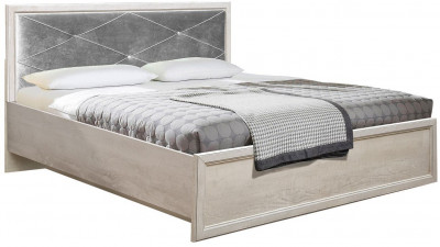 Кровать двуспальная с ортопедическим осн. 32.25-01 Сохо (1400) бетон пайн белый