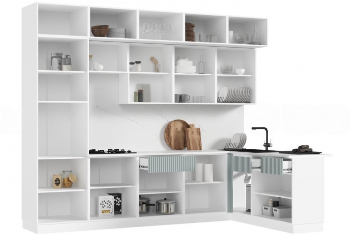 Кухня Оливия NEW 3,0х1,8м Шарли Бриз