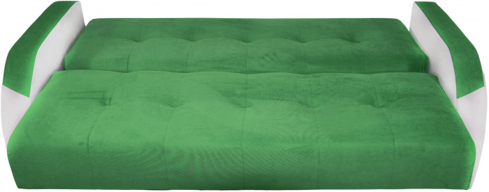 Диван-книжка Феникс 120 зеленый , пружинный блок Боннель