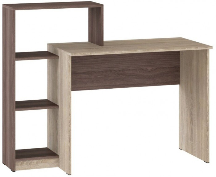 Компьютерный стол Квартет-2 ясень шимо/дуб сонома