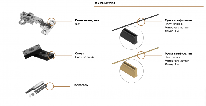 Норд Композиция Шкафов с антресолями + Терминал, Дуб крафт/Дуб крафт