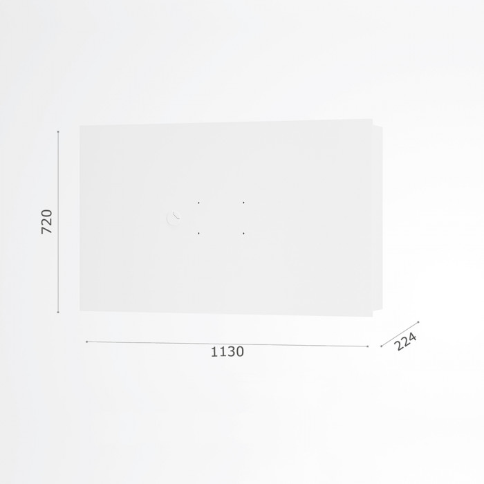 Шкаф навесной под ТВ Эко ШКН-06