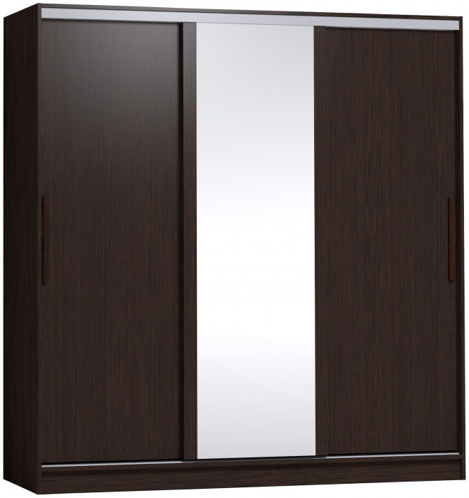 Шкаф-купе с зеркалом Strike 2000 Венге