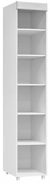 Стеллаж Италия ИТ-41 гл. 560 белое дерево