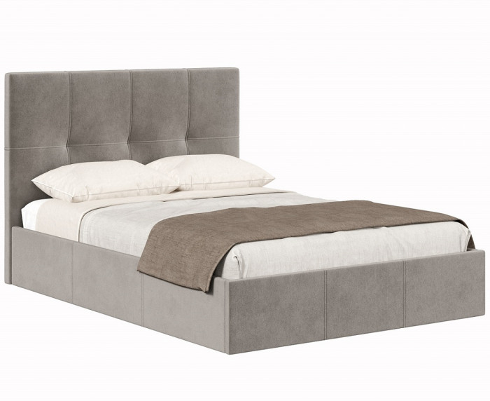 Кровать с подъёмным механизмом 1600 Марсель, пепел
