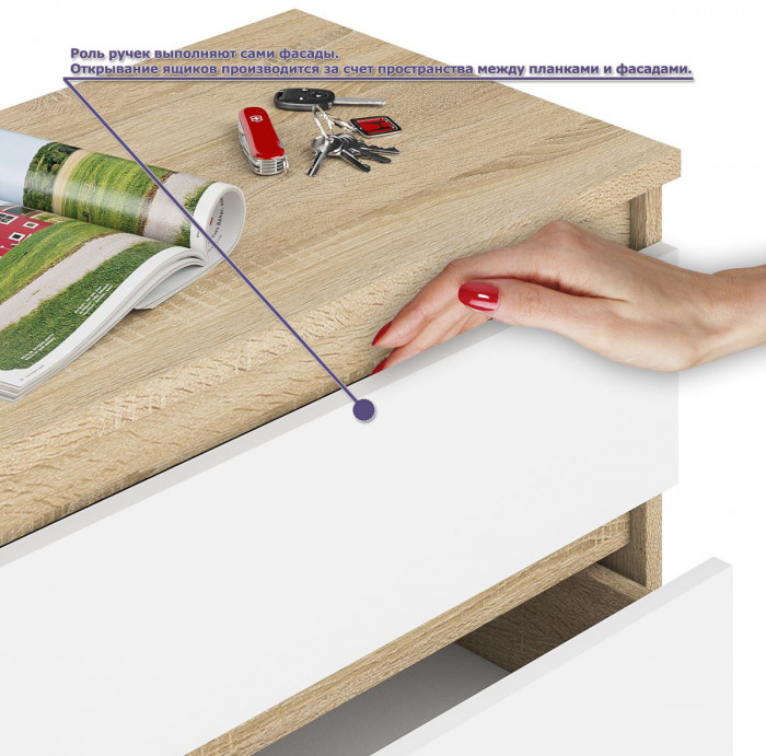 Мори Стол компьютерный МС-1 правый + Шкаф МШ900.1, цвет дуб сонома/белый, ШхГхВ 180,4х50,4х179,6 см., выдвижной ящик справа, НЕ универсальная сборка