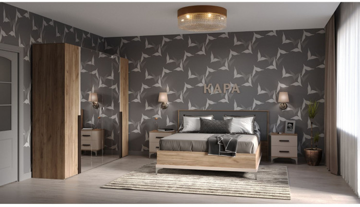 Кровать с ортопедическим основанием Кара 9 160х200