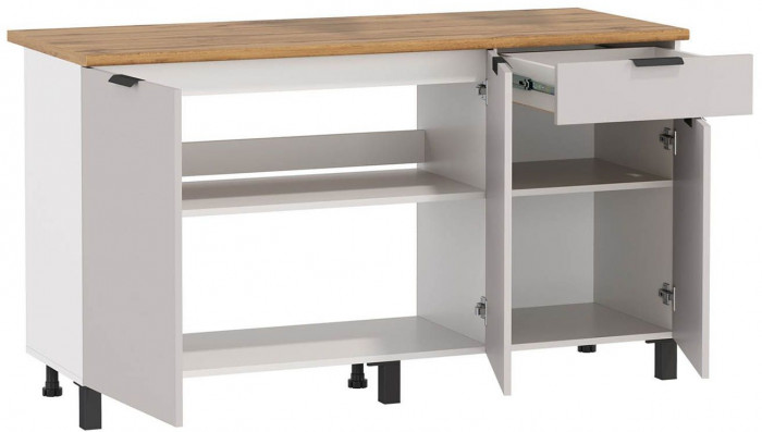 Кухня Венера 1500 Белый/Кашемир