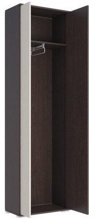 Домино А Шкаф двустворчатый (Венге/дуб молочный)