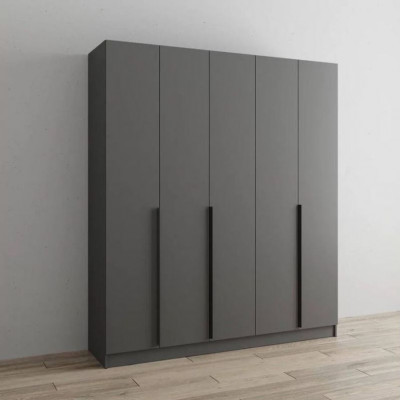 Шкаф Мадрид (2,0) без зеркала графит серый