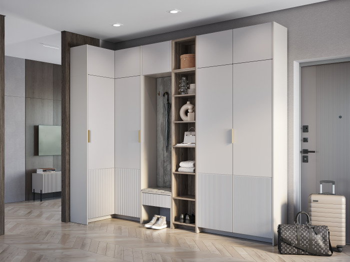 Шкаф навесной "Пандора" ШКН-08, Кашемир/Айриш МФ03