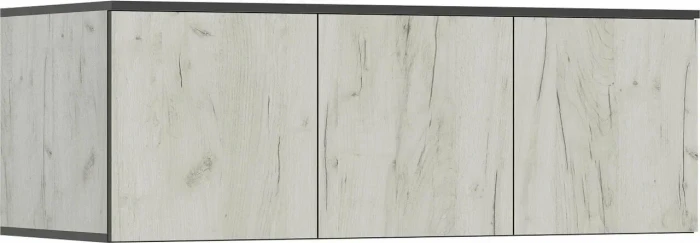 Норд Композиция Шкафов с антресолями + Терминал, Дуб крафт белый/Дуб крафт белый