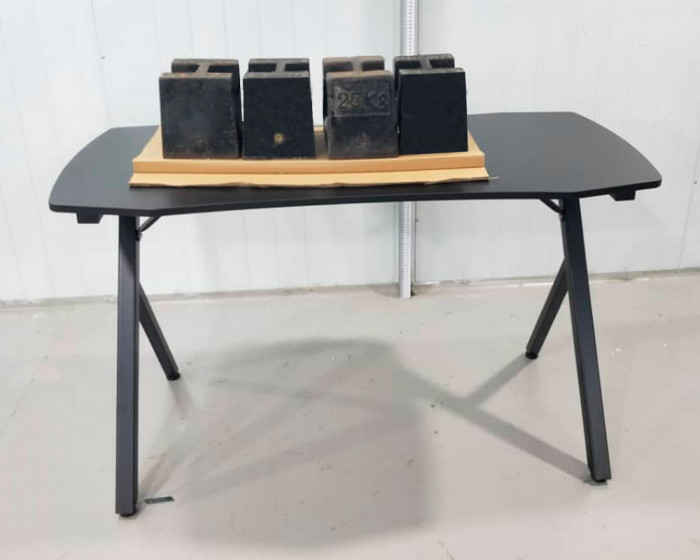 Два игровых стола Мебель--24 GT-2310, цвет чёрный, ШхГхВ 240х60х73 см.(регулировка высоты столов от 72,5 см. до 73,5 см.)