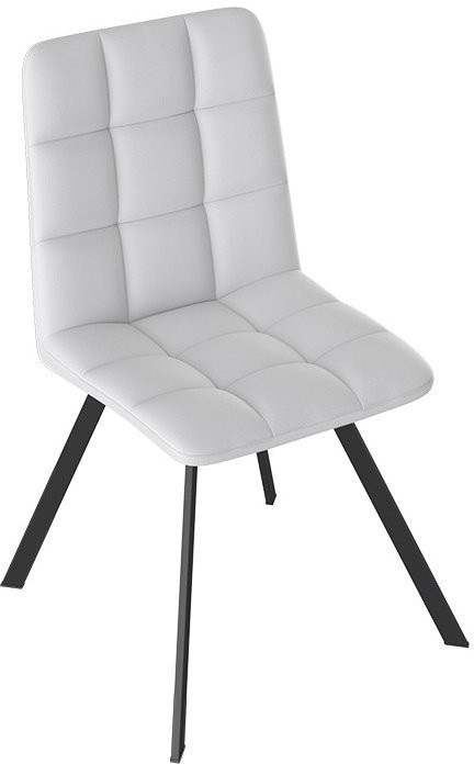 Бруно Стул (паук Т2) (Черный муар матовый/Кожзам Бежевый)